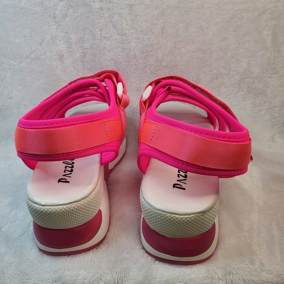 Fuchsia Summer Sneakers Harness Sandals Sizes 7.5 & 9 - Picture 5 of 7